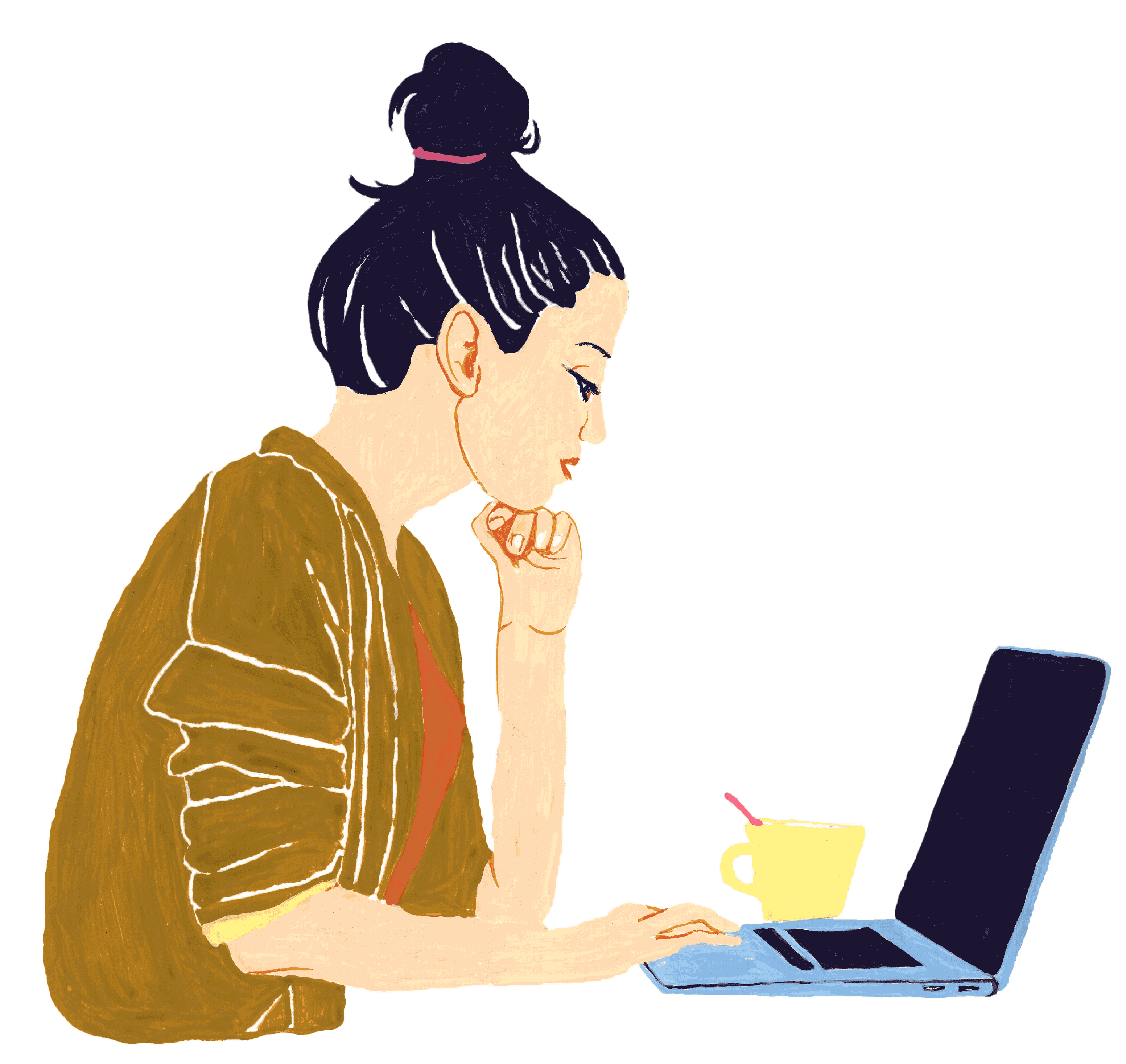 Illustration à propos de newsletter